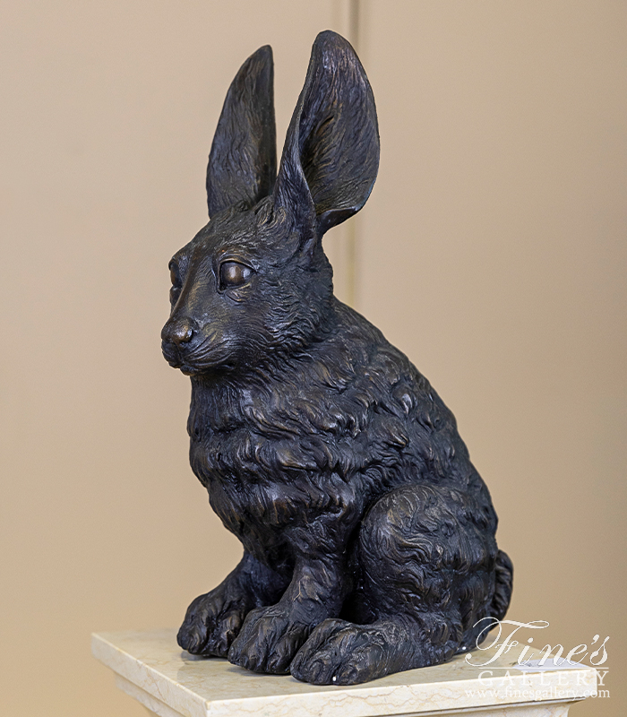 Bronze Statues  - Bronze Rabbit Statue - BS-1016